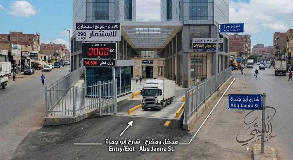 ميزان - 290 متر -ابو راضي شارع عمومي
