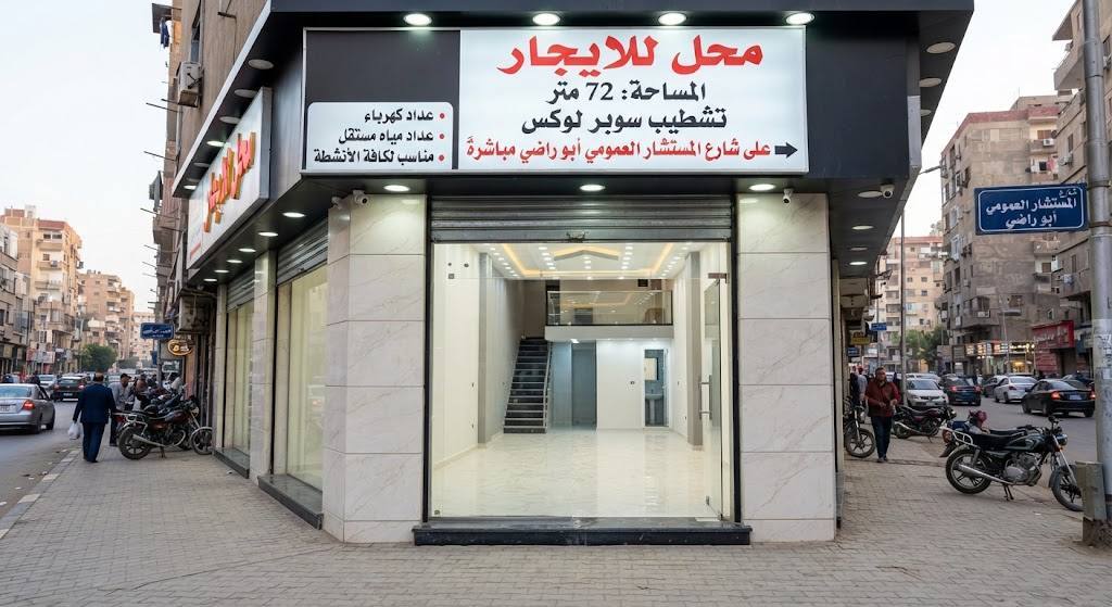 محل تجاري - 72 متر